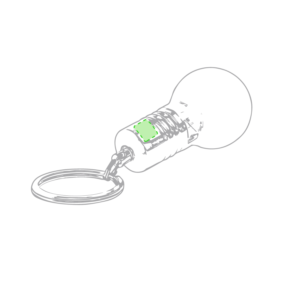 Memoria USB Bombilla transparente 8GB